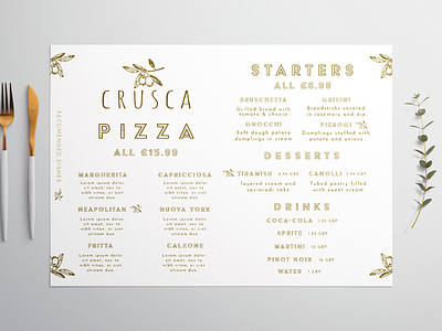 Crusca menu