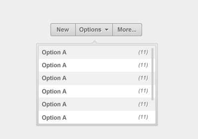 Select in toolbar buttons select