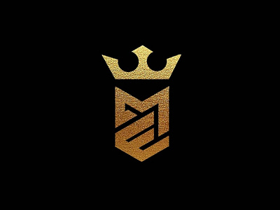 M+E Royal logo concept design logo minimal