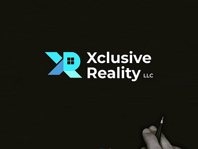 Xclusive Reality logo concept design icon logo minimal