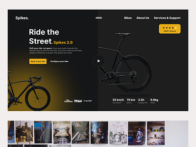 Spikes Landing page