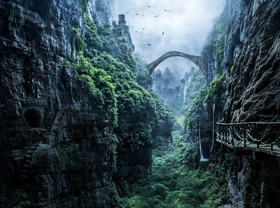 Matte Painting compositing design illustration marjan ivkovic mattepainting natural photo manipulation photoshop photoshop art serbia serbian designer