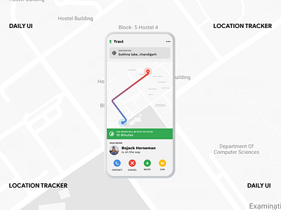 Location tracker | Daily UI | Day 20 clean dailyui dailyuichallenge design location location app location tracker locations minimal mobile simple ui uiux ux