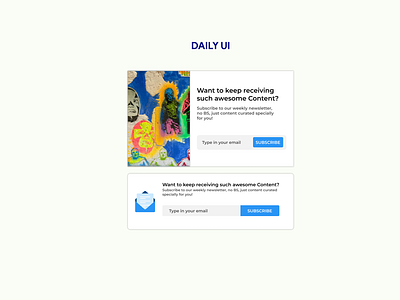 Subscribe | Daily UI | Day 26 clean dailyui dailyuichallenge design minimal simple subscribe ui ui uiux ux