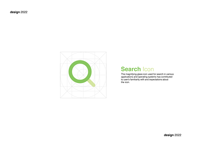 Search Icon design illustration logo minimal