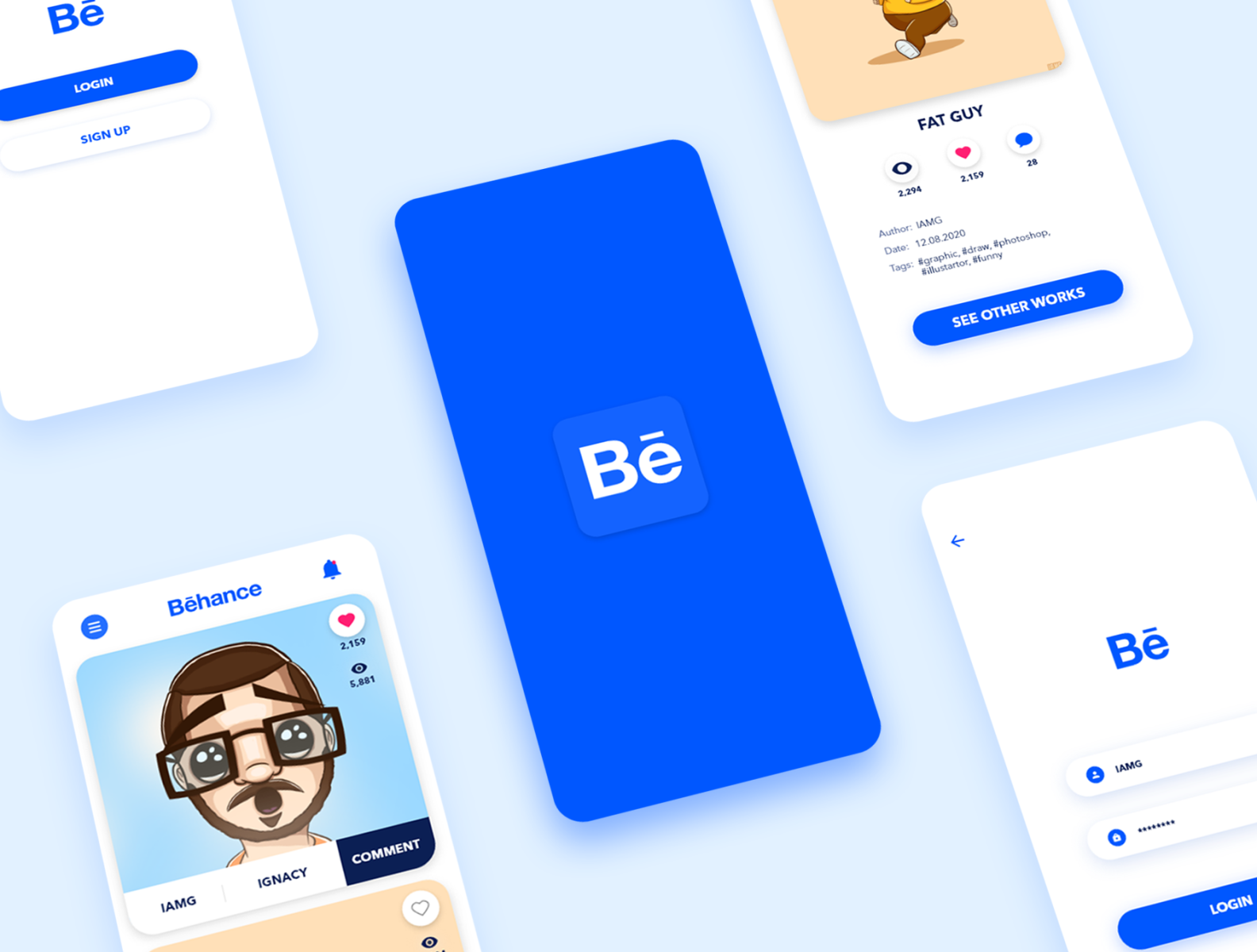 Behance App By Paweł Janik On Dribbble