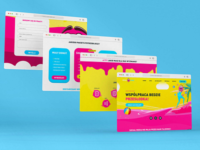 Social Donut landing page design