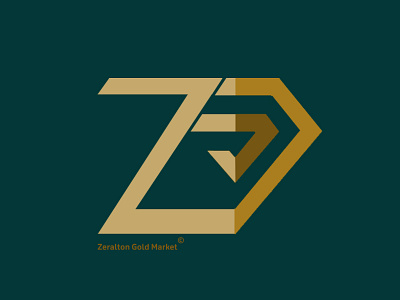 Zeralton Logo Design gold gold logo graphic design photoshop