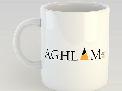 aghlam logo project art design flat graphic design icon illustrator logo minimal mockup web