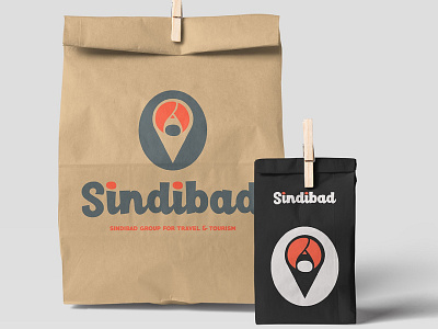 Sindibad logo project art branding design flat graphic design icon illustrator logo minimal mockup