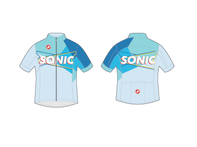 sonic jersey cycling jersey vector