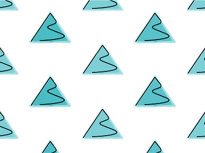 relentless switchbacks illustration illustrator mountain pattern vector