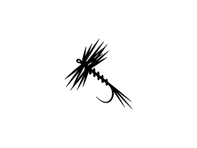 fly fishin doodle fishing fly fly fishing icon illustration vector