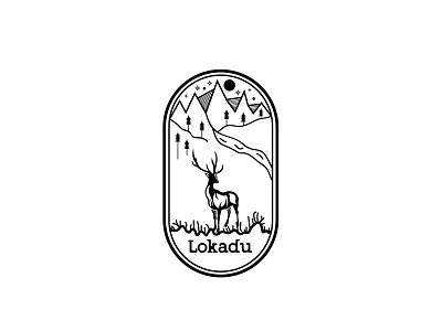 Lokado Coffee Logo branding coffee design graphic design organics packaging