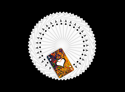 ACE of HEARTS adobe illustrator design illustartor vector