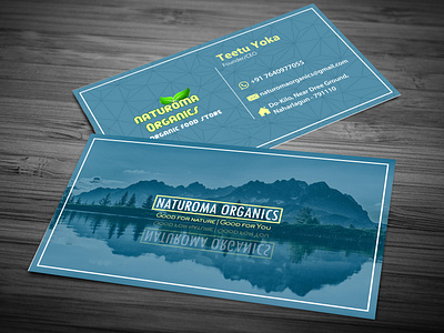 Business Card Naturoma Organics