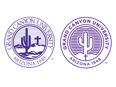 GCU Crest Update academic crest arizona arizona state asu branding gcu grand canyon logo university uofa update