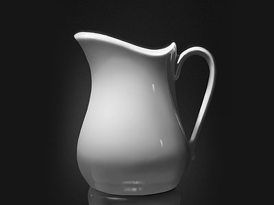 Vase digital drawing photoshop realistic vase