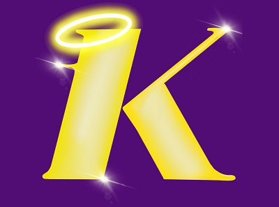 Letter A Day - K branding design illustration kobebryant logo typography