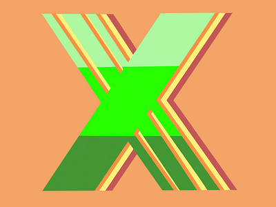 Letter A Day - X animation branding design illustration logo typography
