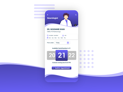 Doctor Appointment UI Concept