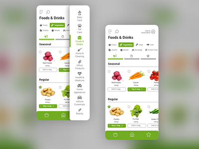 Online Grocery Shop UI app ui grocery app grocery online ui