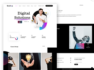 Demo 12 - Qualiop Wordpress Theme agency branding design elementor graphic design illustration ui ux wordpress