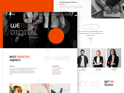 Demo 13 - Qualiop Wordpress Theme agency branding elementor graphic design illustration ui ux vector wordpress