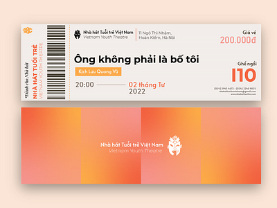 Redesign - Vietnam Youth Theatre (modern version) branding design redesign theatre ticket