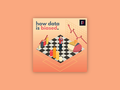 BUV Data Science Club - How data is biased design graphic design illustration vector