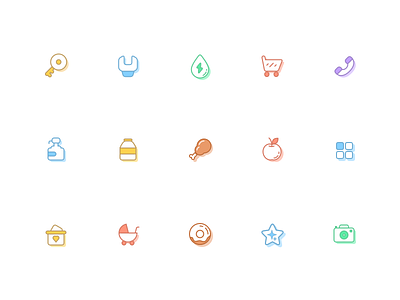 category icons cute icons