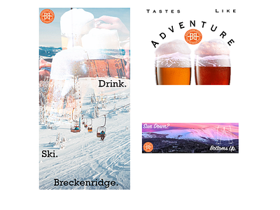 Breckenridge Brewery "For Fun" Advertisements adobe advertising branding brewery photoshop