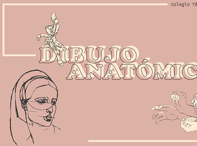 Portada Dibujo Anatomico app color contrast design illustration vector web