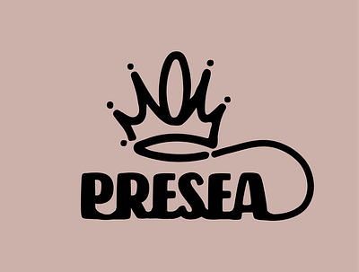 Presea logo adobe brand branding color contrast crown design illustration illustrator logo vector web