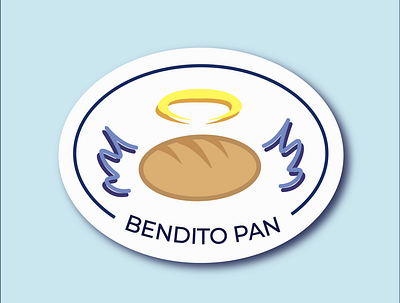 BENDITO PAN logo adobe illustrator branding color contrast design illustration vector web