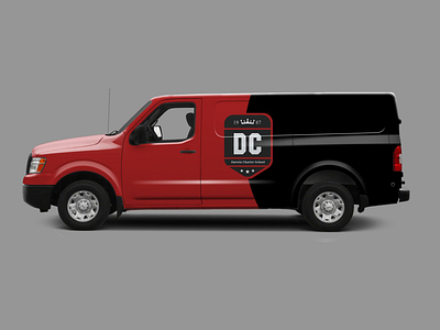 School Logo & Van vinyl design