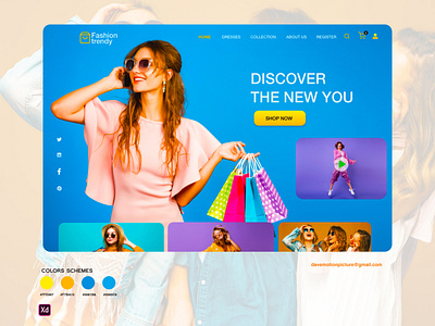 fashion website design