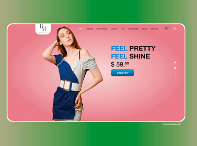 e-commerce landing page