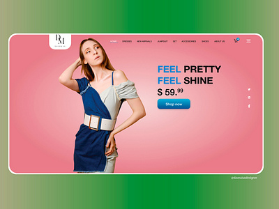 e-commerce  landing page