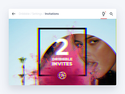 2 Dribbble Invites