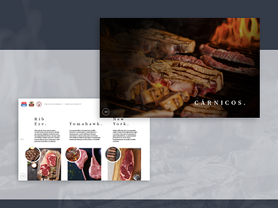 Presentation Design design food graphic design meat new york presentation presentation design presentation layout rib eye steak tomahawk