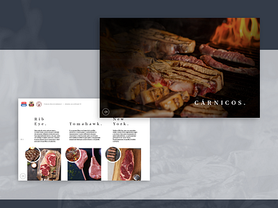 Presentation Design design food graphic design meat new york presentation presentation design presentation layout rib eye steak tomahawk