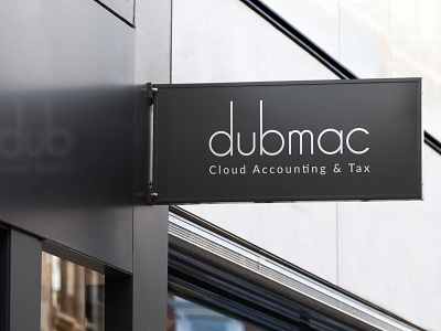 dubmac Cloud Accounting & Tac branding design illustration logo typography
