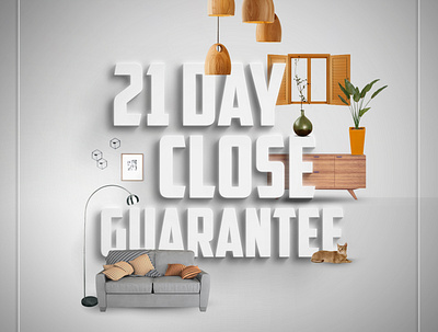 PERL Mortgage - 21 Day to Close Ads branding design illustration logo typography vector