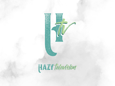 Hazy TV Branding branding design logo typography webdesign