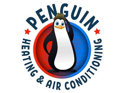 Penguin AC - Branding Package branding design illustration logo ui vector