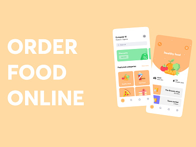 Food Delivery App Concept app design design food delivery app graphic design landing page ui ux web design website