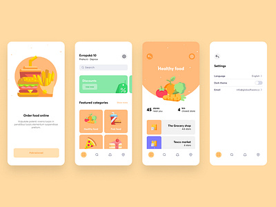 Food Delivery App Concept