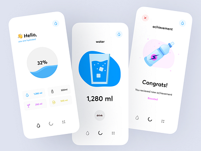 Thirsty app design design graphic design ui ux