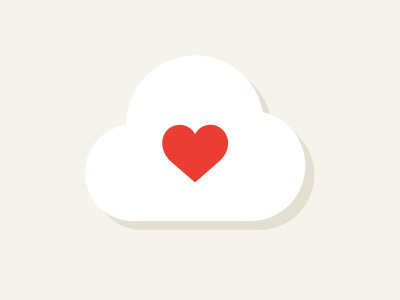 Totes Adorbs adorbs branding cloud cute heart logo mark totes